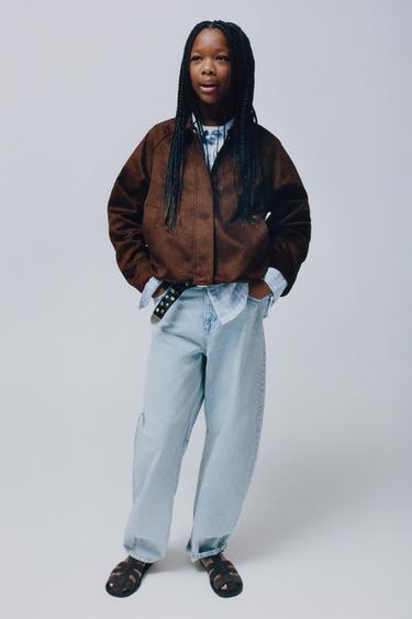 CAÇADORA BOMBER D'ANTELINA - Xocolata de Zara