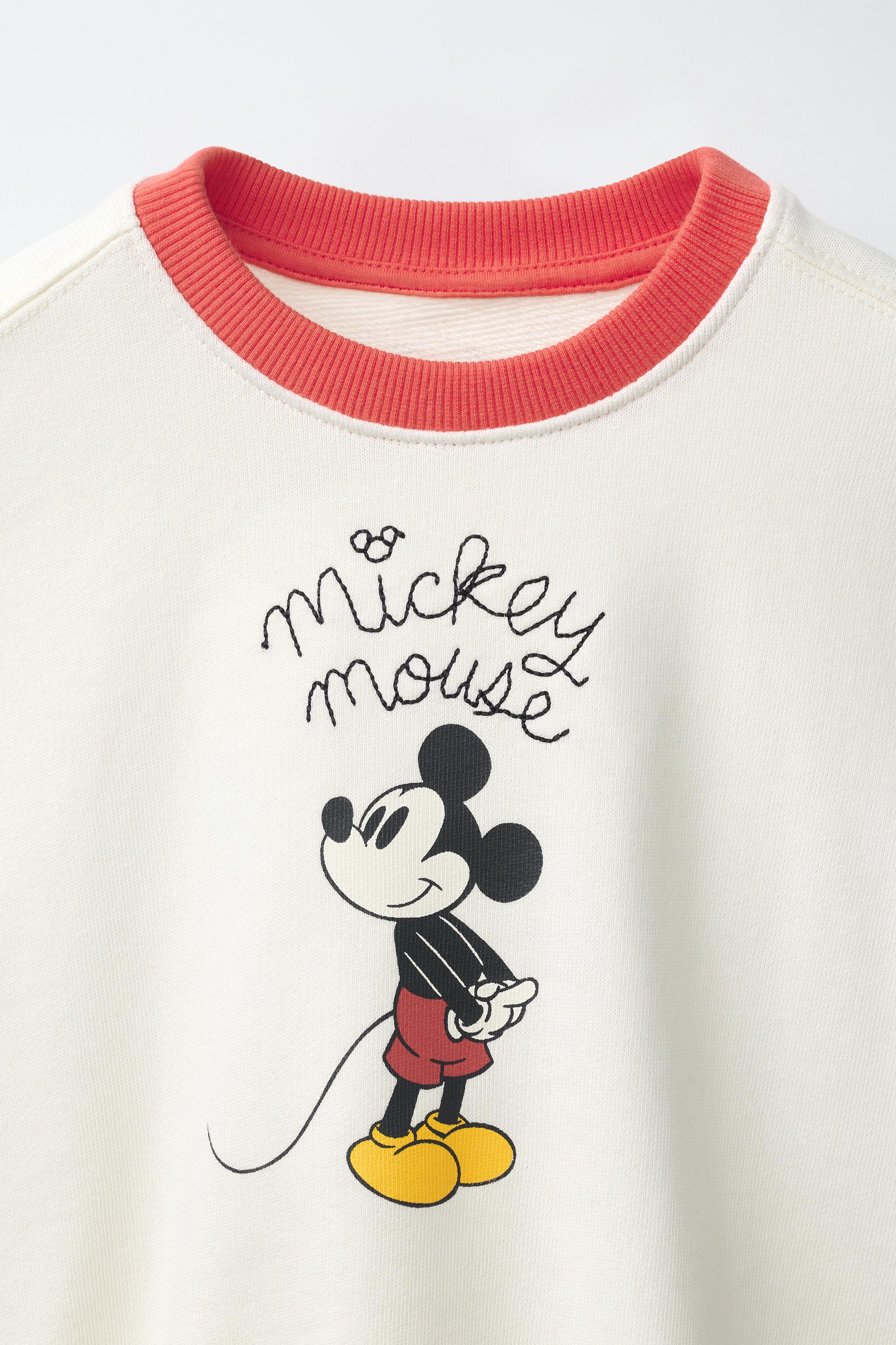 Детские свитеры Zara MICKEY MOUSE © DISNEY EMBROIDERED SWEATSHIRT AND JOGGER SET — фото 3