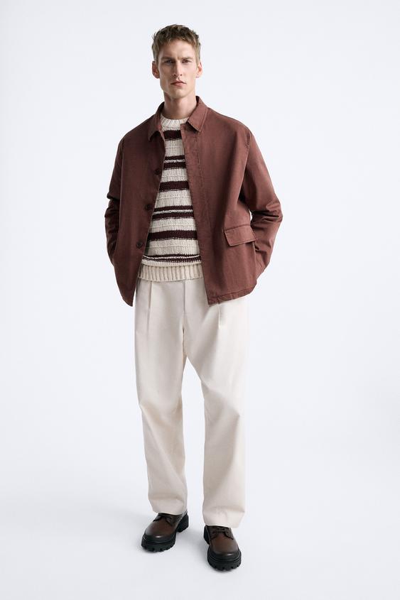 LACEUP BOOTS Dark tan ZARA South Africa