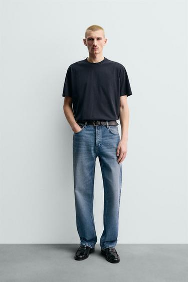 ДЖИНСИ STRAIGHT BOOTCUT FIT ORIGINS - Блакитний Zara