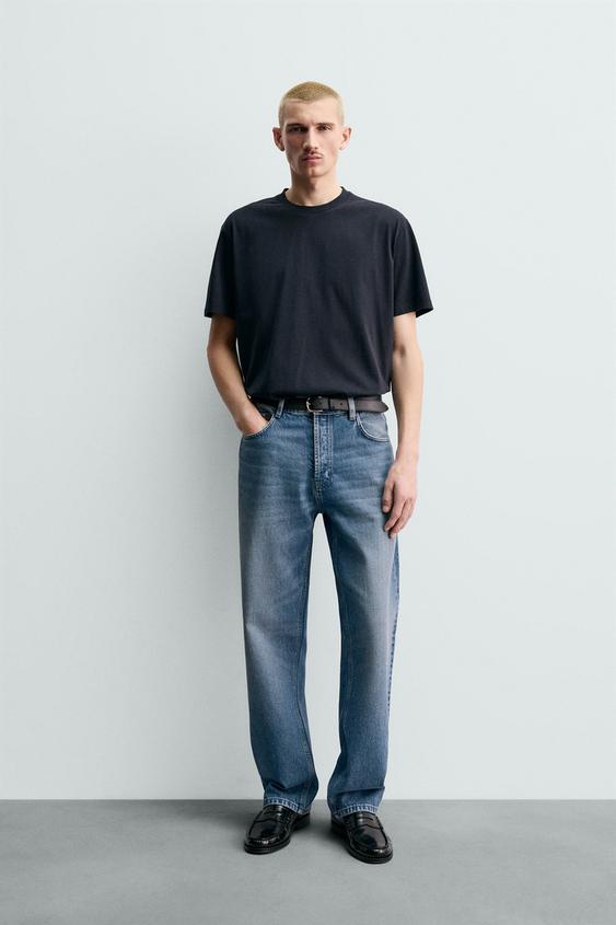 STRAIGHT BOOTCUT FIT JEANS