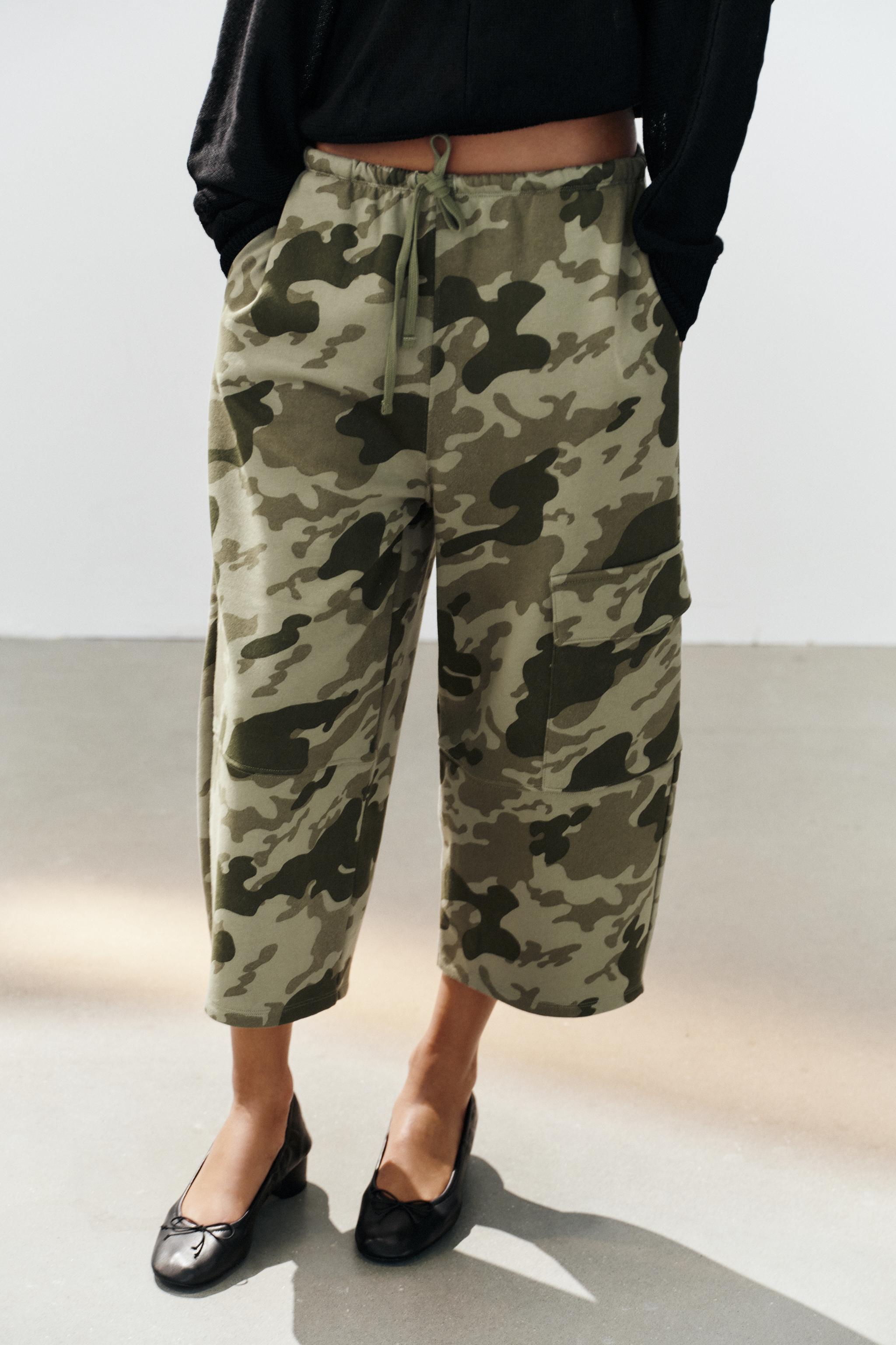 PANTALON IMPRIMÉ À POCHE