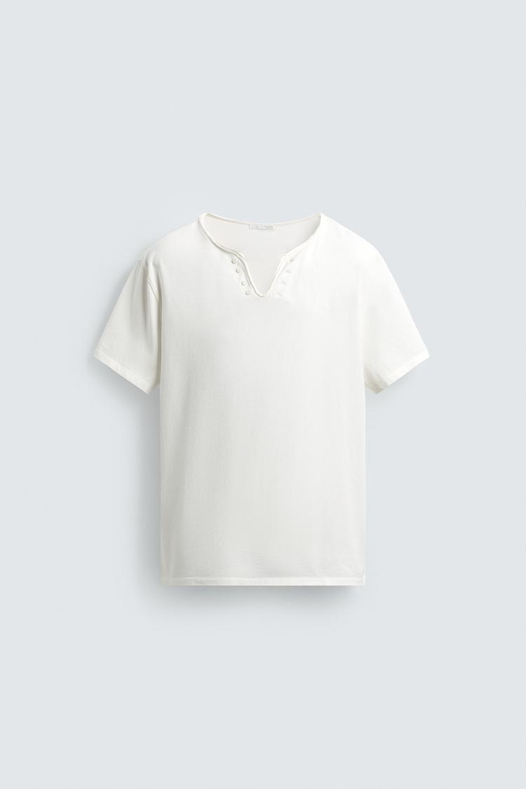 Garden Party Mood — IRREGULAR HENLEY T-SHIRT