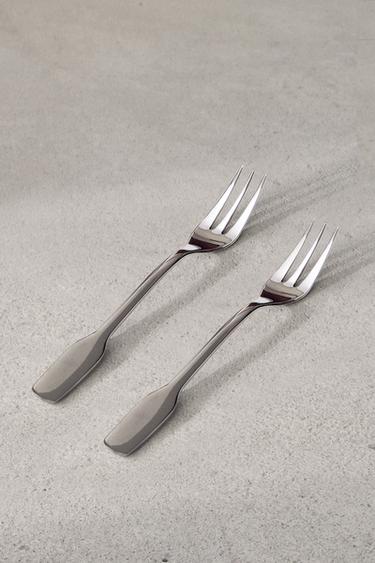 SET OF 2 - FISH FORK - Steel by Zara