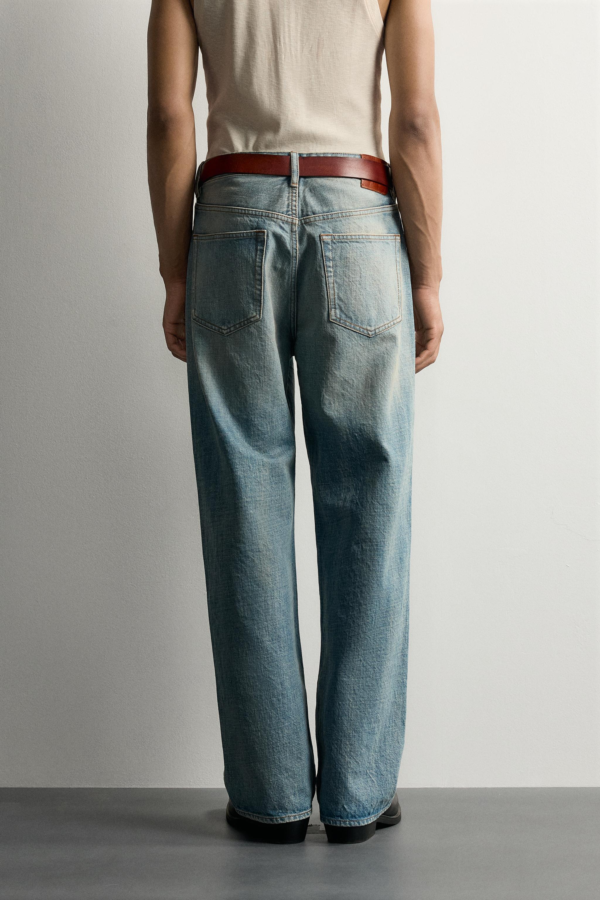 Мужские джинсы Zara LOOSE FIT JEANS — фото 3