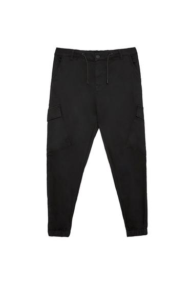SOFT DENIM CARGO PANTS
