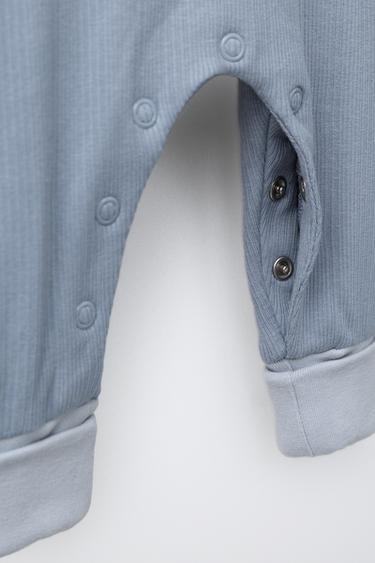 PLAIN SLEEPSUIT - Blue by Zara