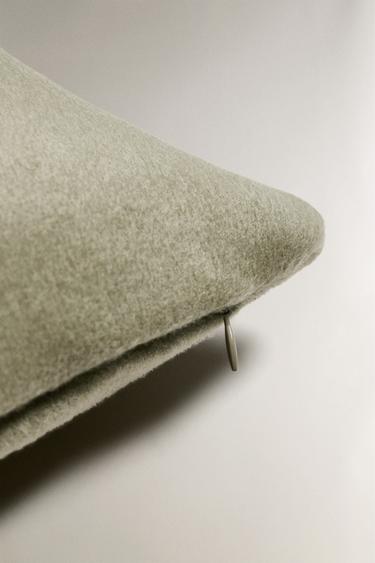 HOUSSE DE COUSSIN EN LAINE - Vert de Zara - Image 3