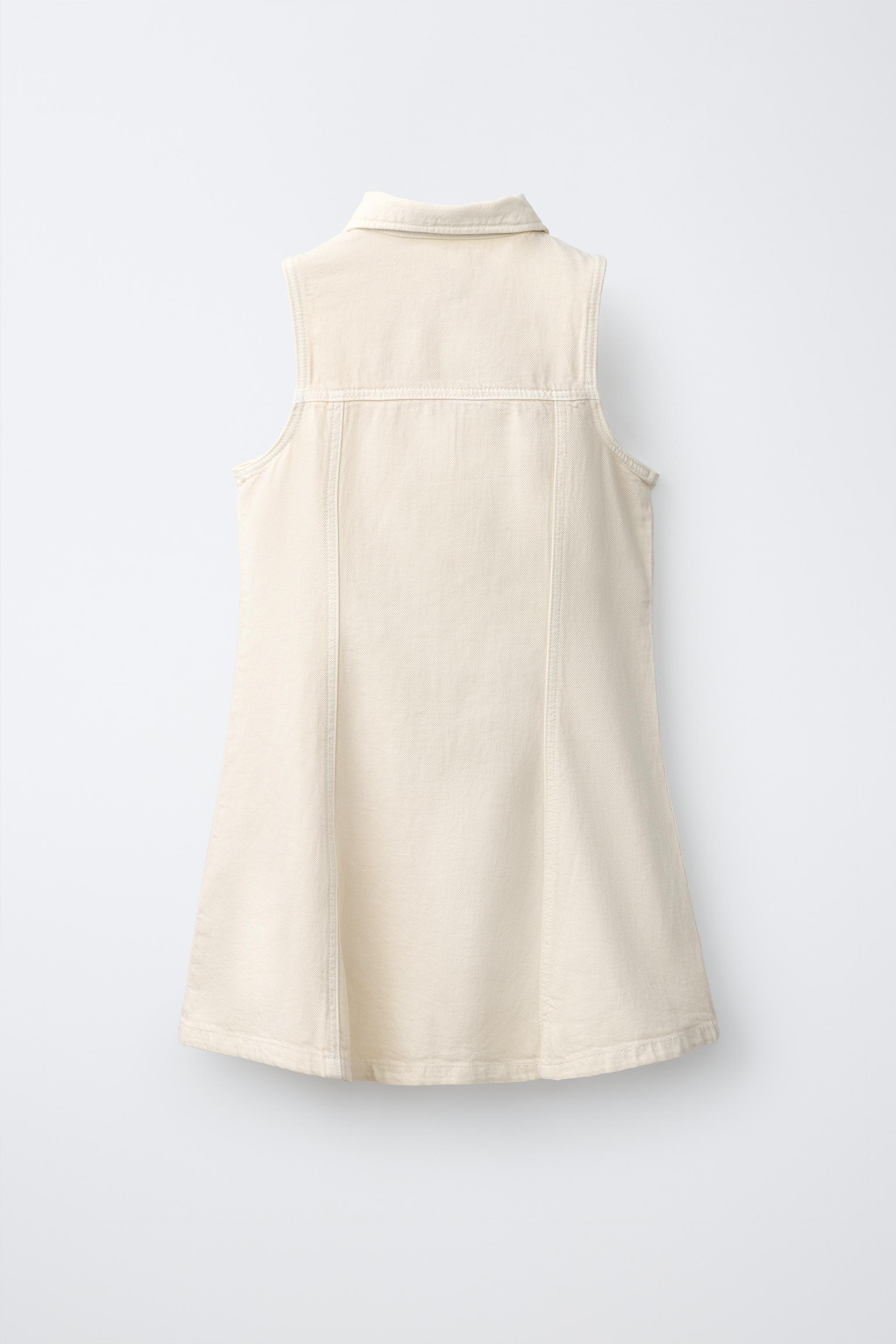 BUTTON-UP DENIM DRESS