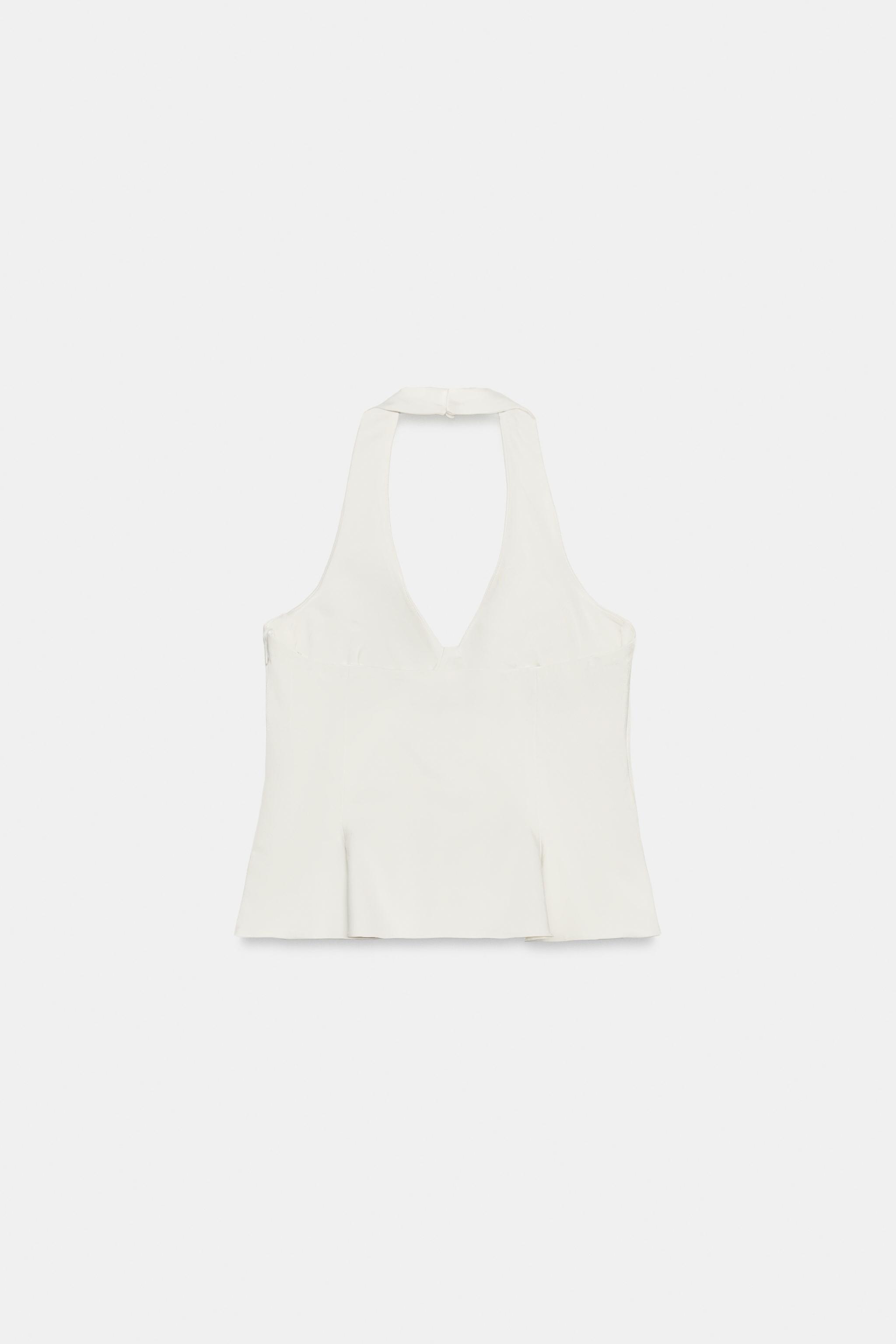 Zara Peplum Kesim Top görsel 5