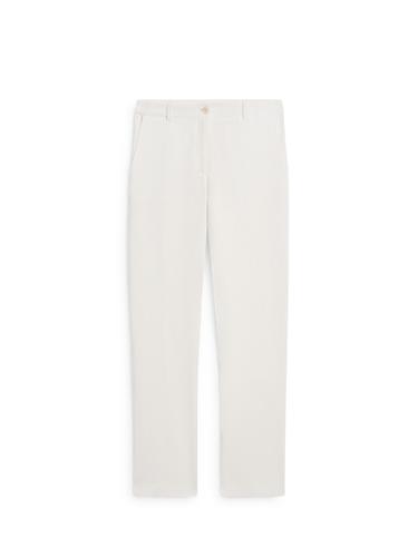 Zara Linen suit trousers - Oyster-white