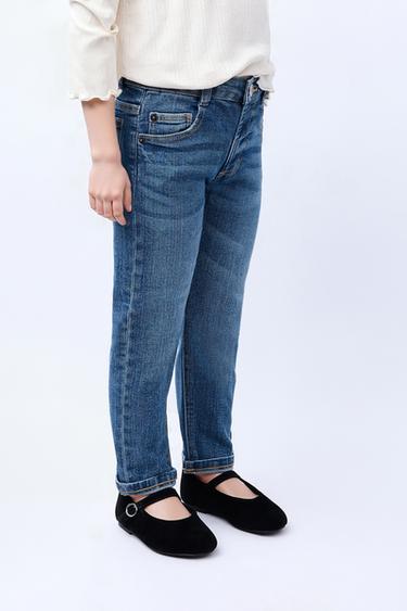 REGULAR FIT JEANS - Mid-blue by Zara