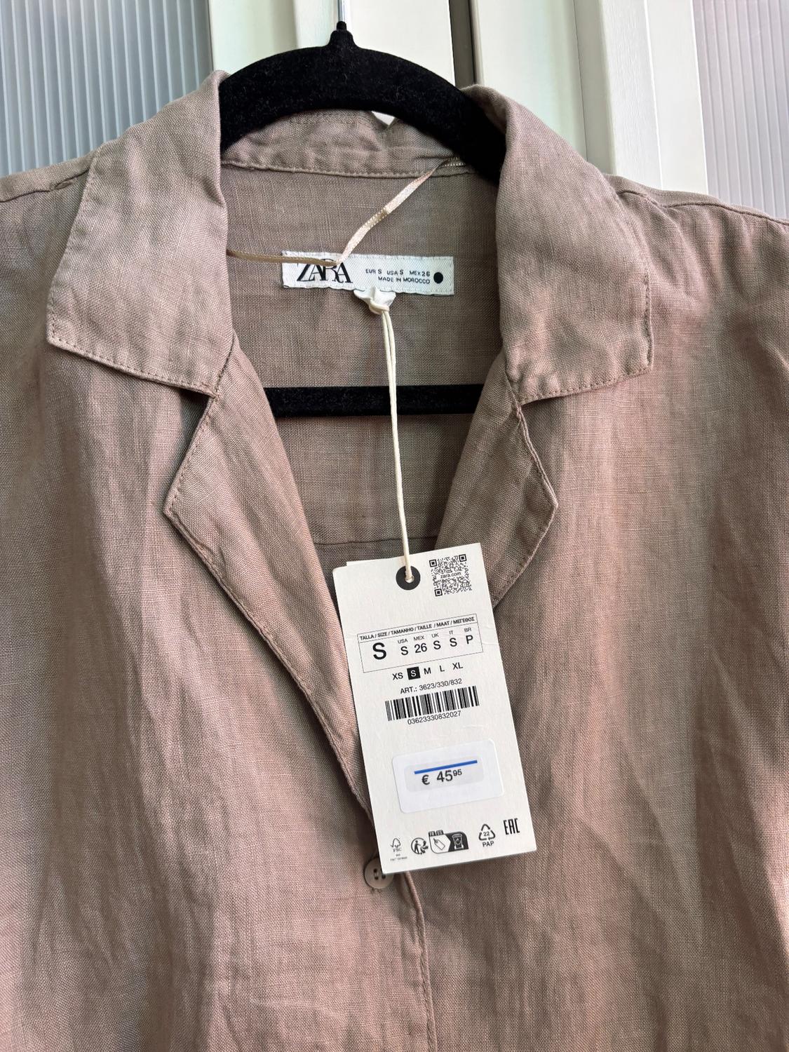 ZW COLLECTION 100% LINEN SHIRT - Image 5
