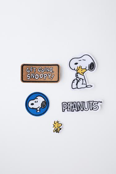 SNOOPY PEANUTS™ FIVE PATCH PACK - Green by Zara - Image 1