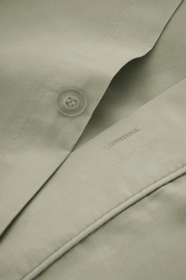 SATEEN DUVET COVER (500 THREAD COUNT) - dusty blue by Zara