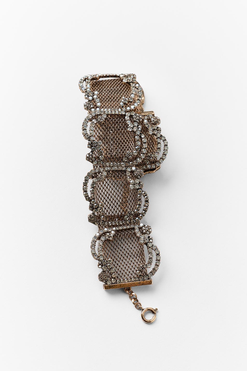 RHINESTONE MESH CHOKER