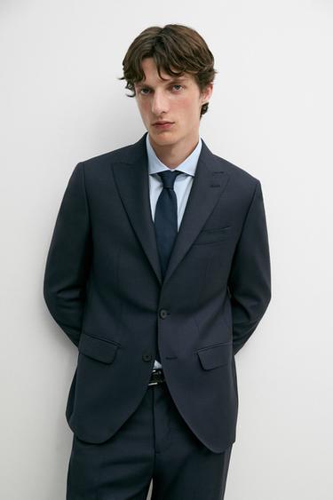 100% wool suit blazer — Navy blue 2