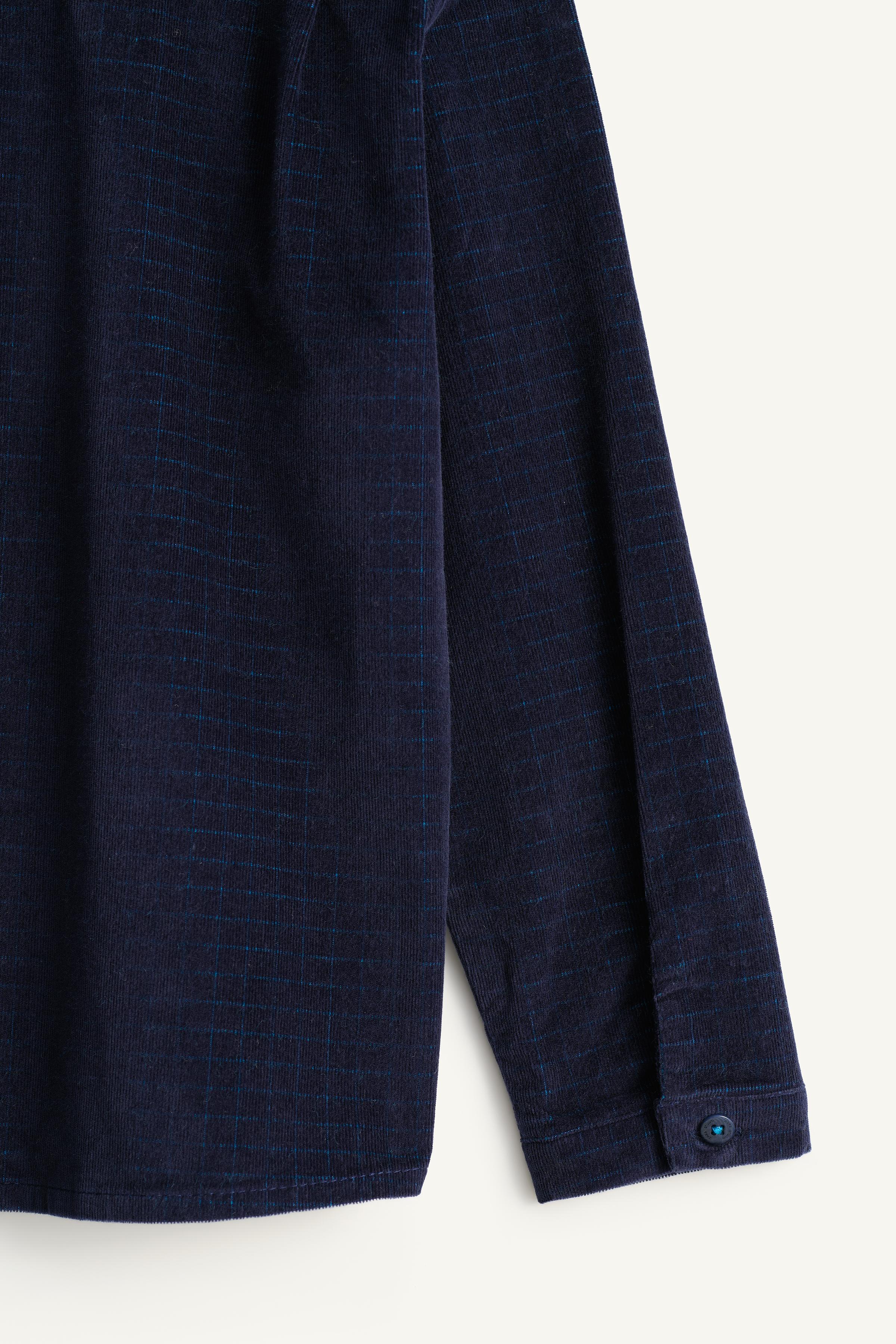 CHEMISE EN VELOURS CÔTELÉ FIN RAYURES LIMITED EDITION