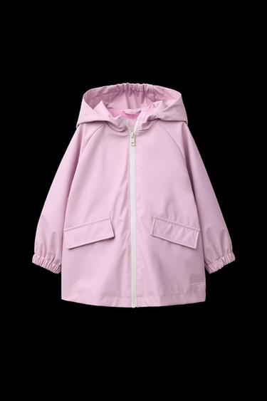 RUBBERISED RAINCOAT - Pink by Zara - Image 0