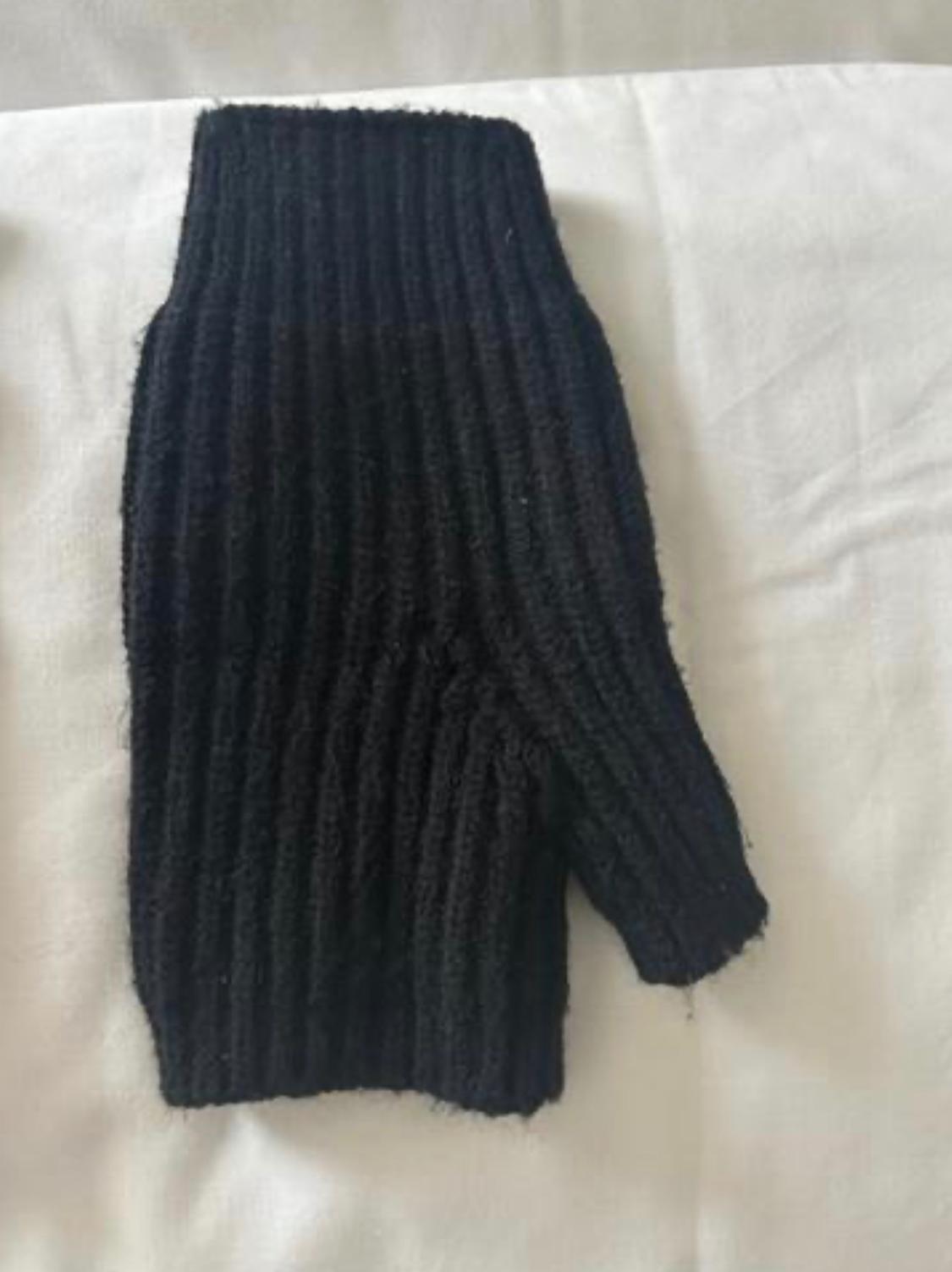 RIBBED KNIT MITTENS - Image 3