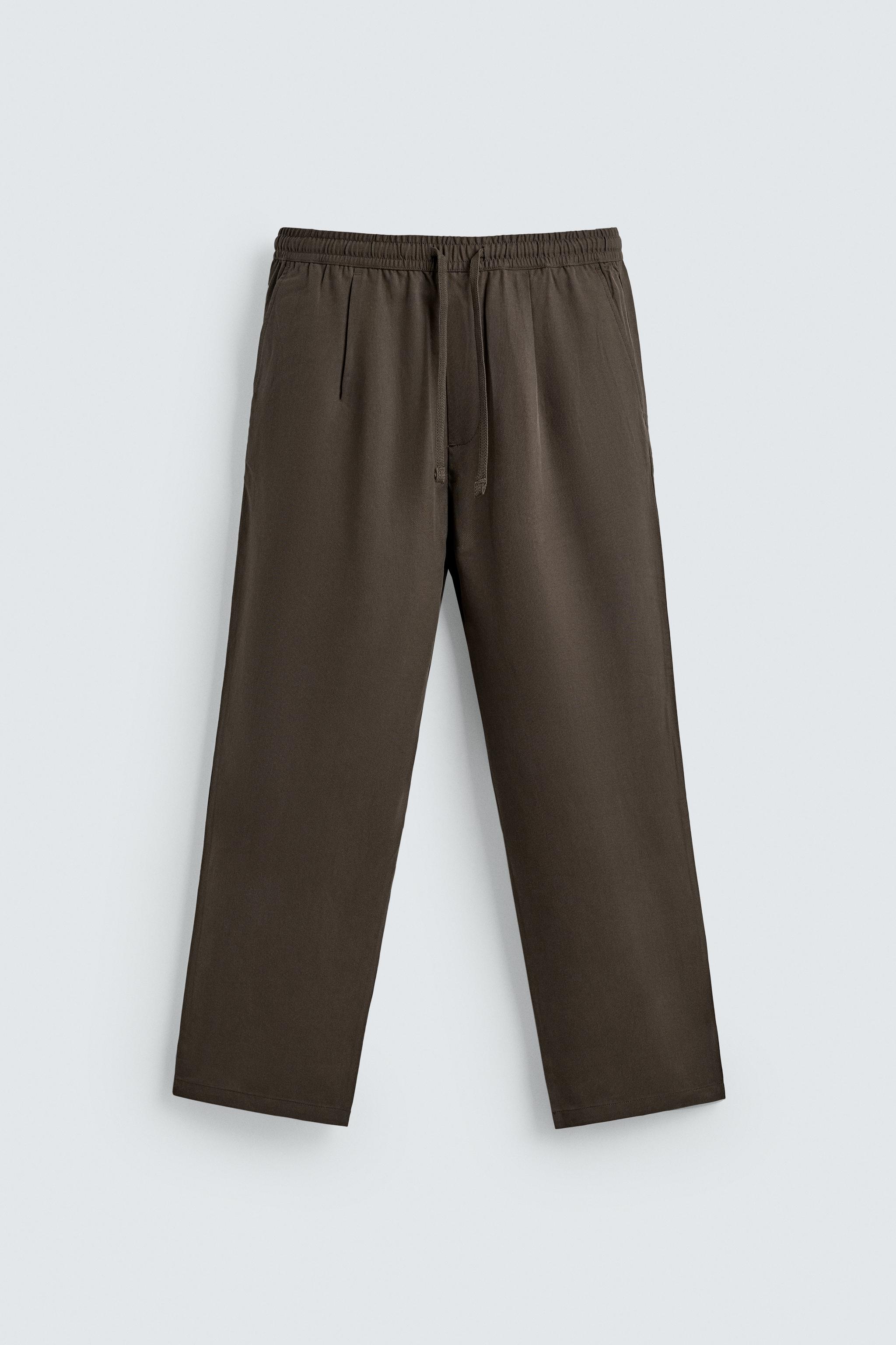 100% LYOCELL REGULAR FIT PANTS