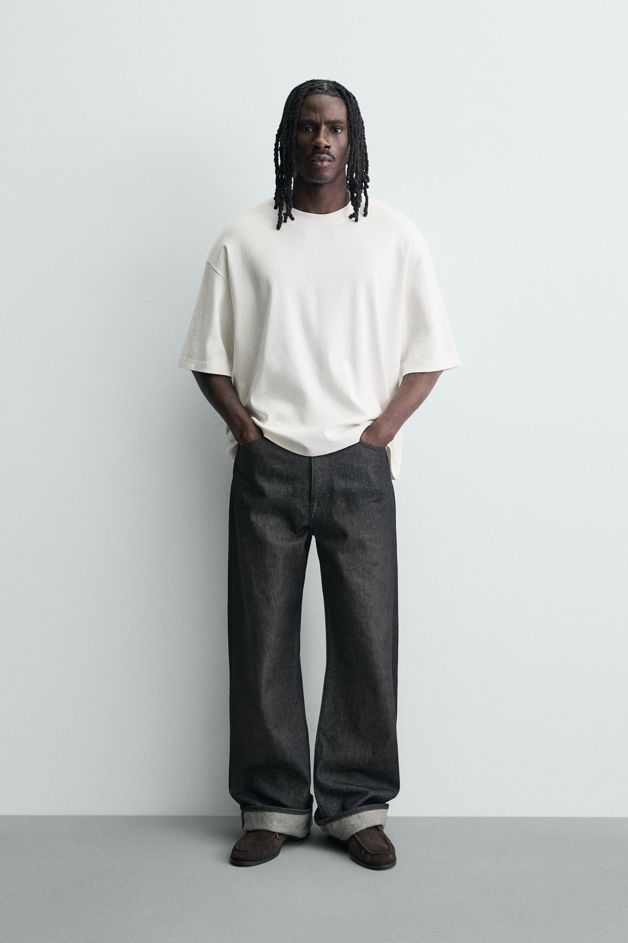 BOXY FIT TEXTURED SWEATSHIRT