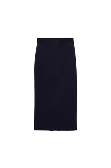 STRAIGHT SKIRT WITH SLIT