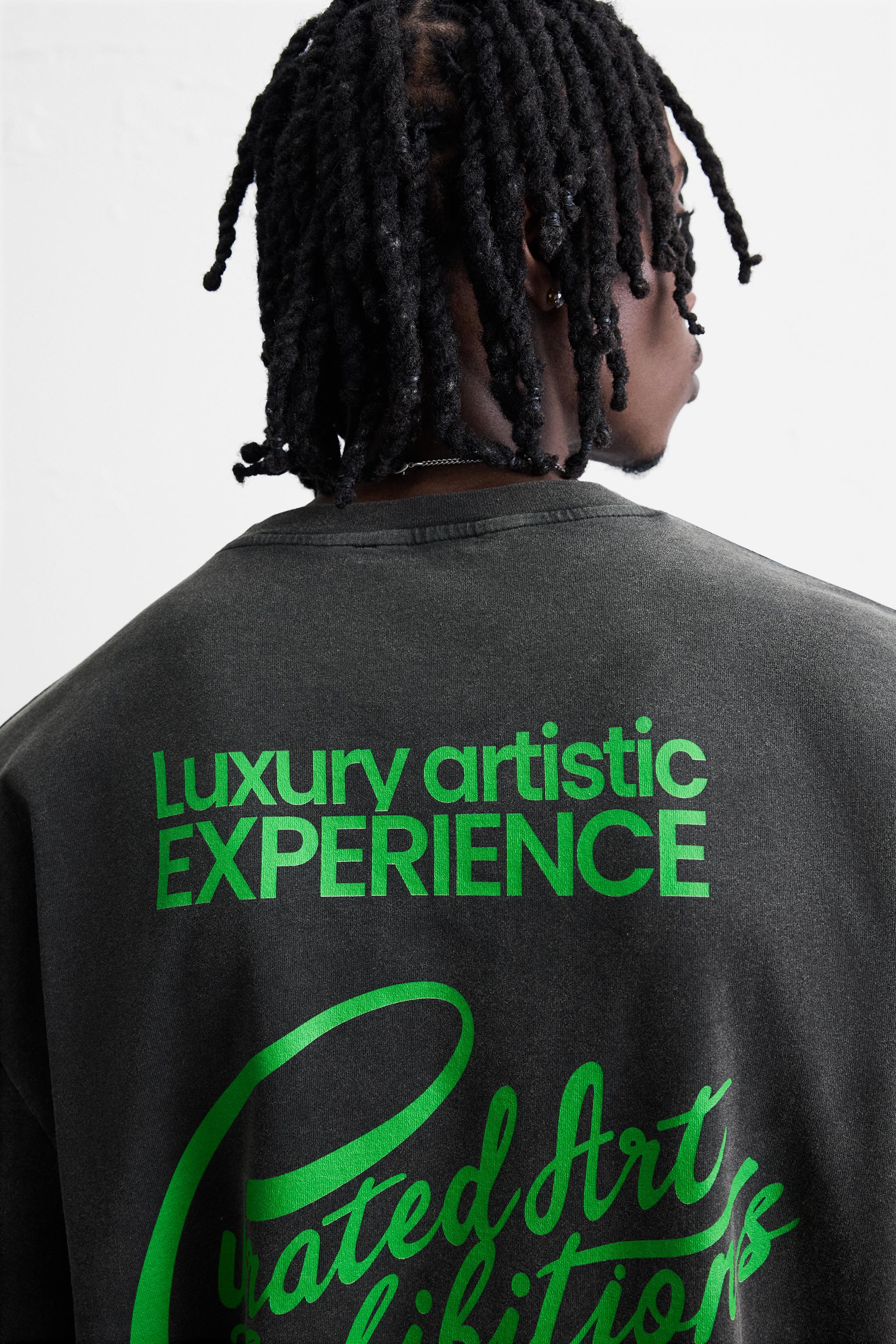 T-SHIRT DÉLAVÉ INSCRIPTIONS