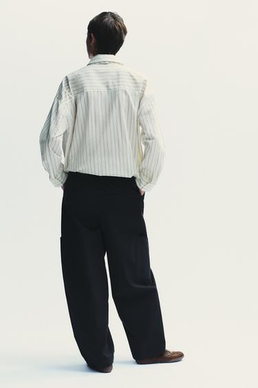 BALLOON CARGO TROUSERS - Black by Zara - Image 5