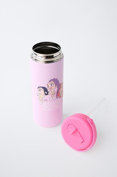 KPOP DEMON HUNTERS™ NETFLIX © 600ML STEEL BOTTLE - Pink by Zara
