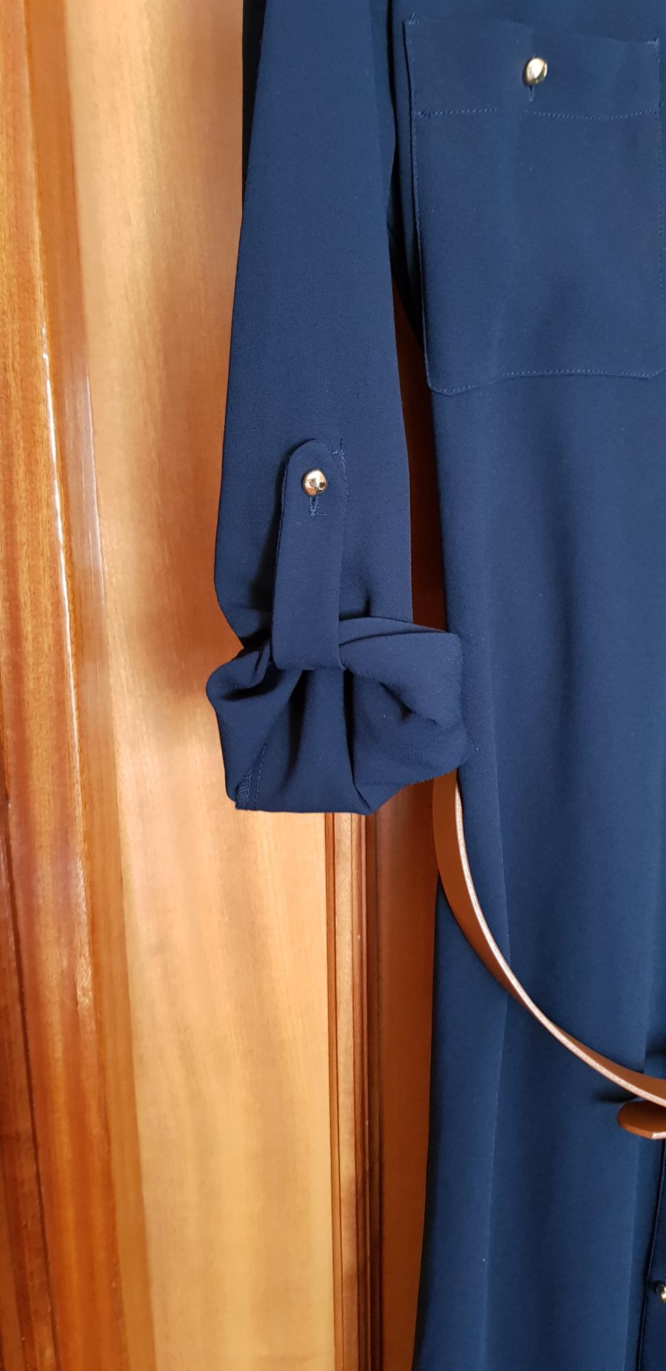 SHIRT DRESS WITH BELT - Image 5
