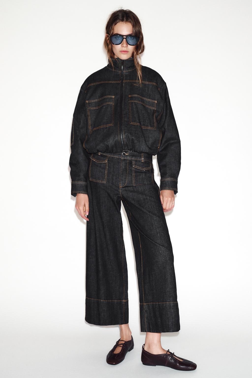 HIGH COLLAR PUFFER BOMBER JACKET - image 2
