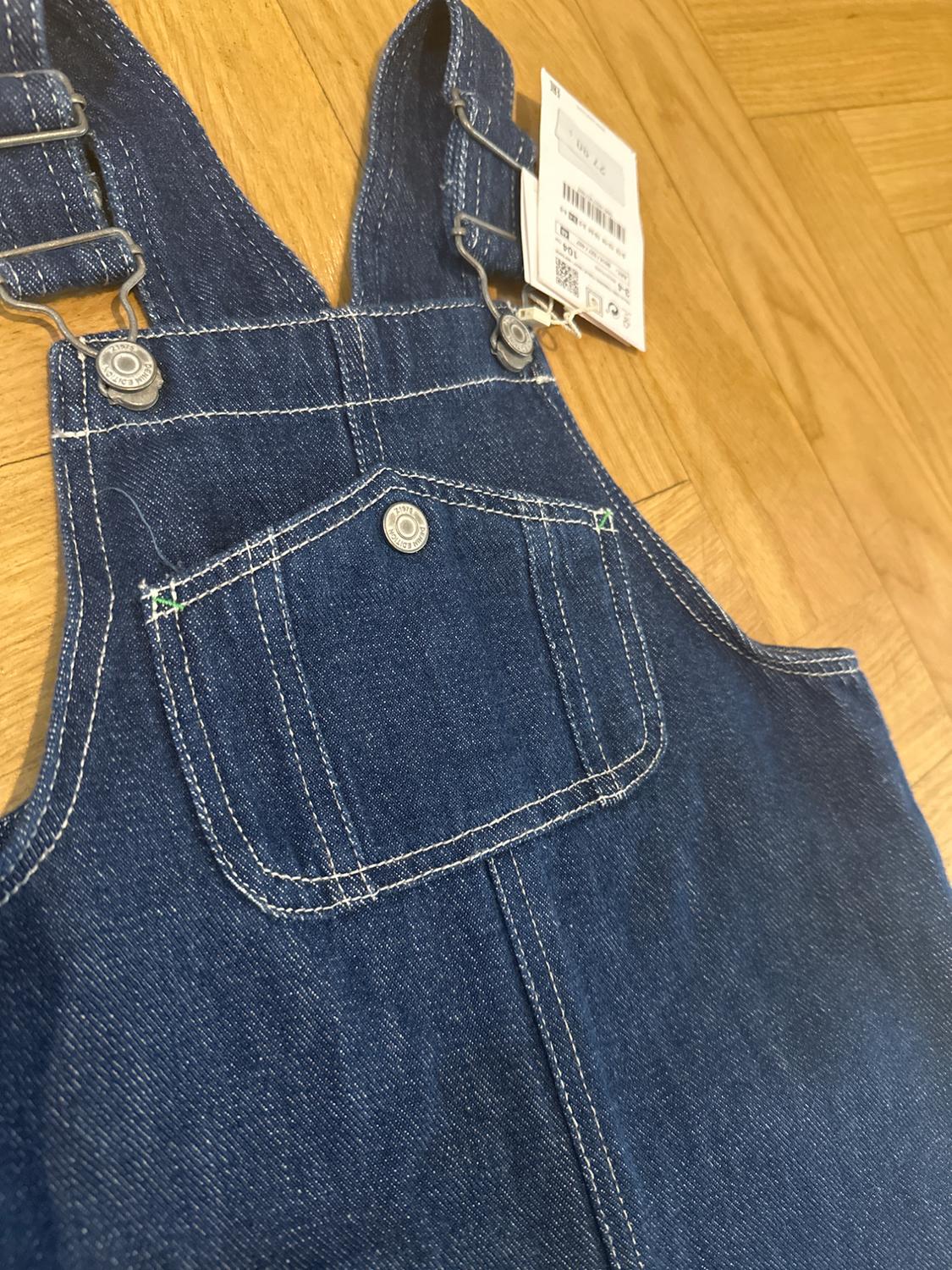 INDIGO DENIM DUNGAREES - Image 3