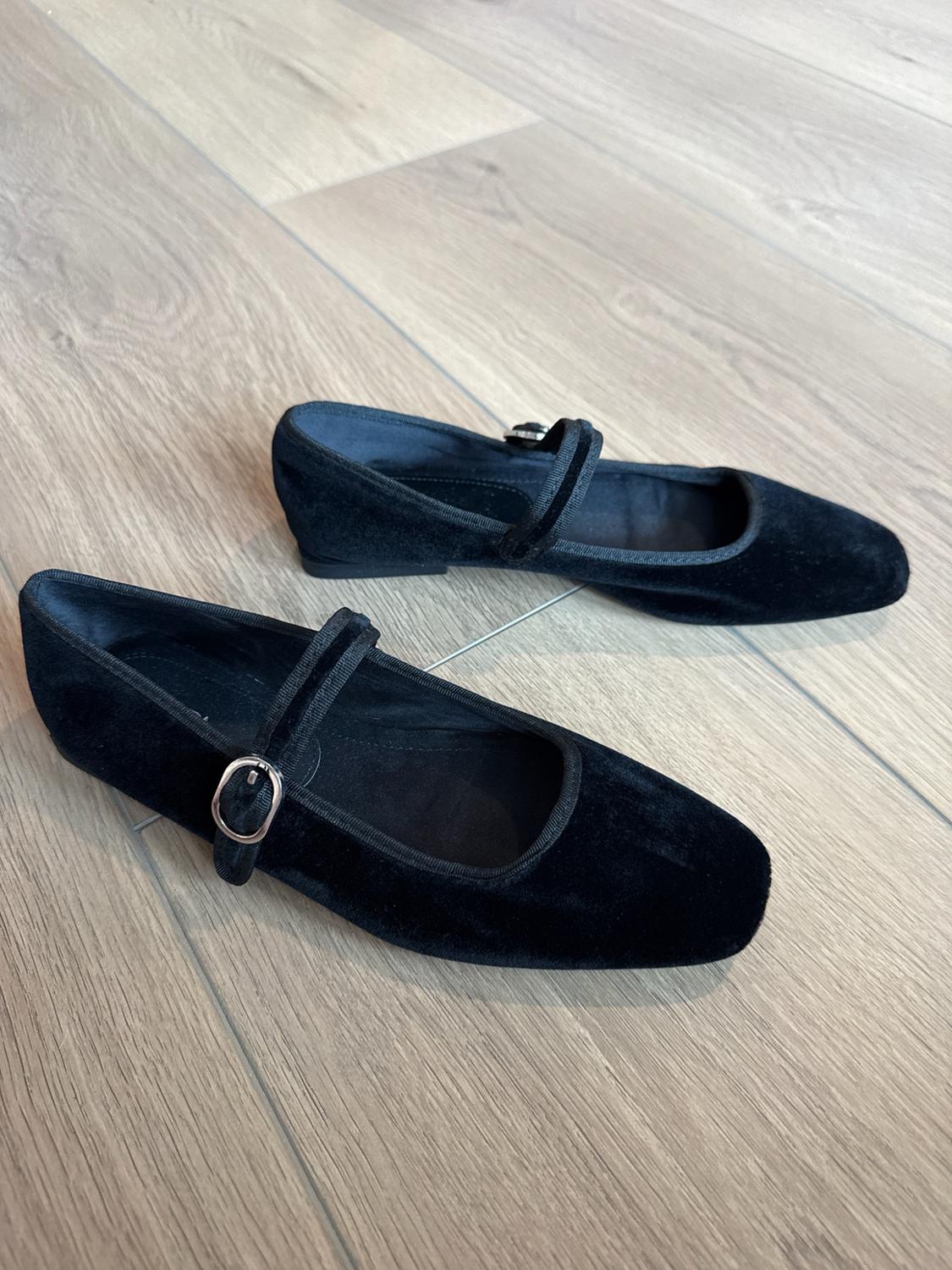 VELVET BALLET FLATS - Image 5