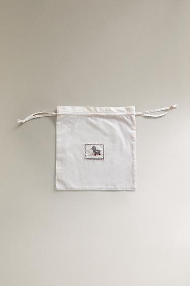 SAC POUR GARDER LES VÊTEMENTS COTON PETIT CANARD - Blanc cassé de Zara - Image 2