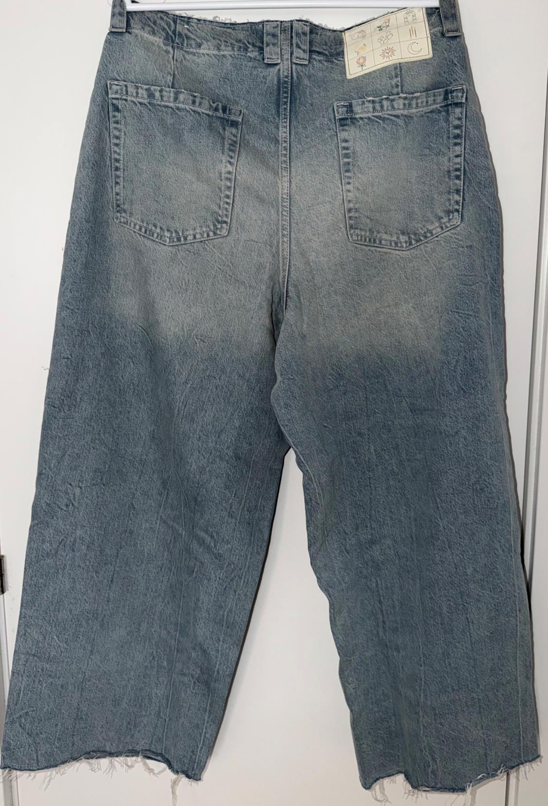 WIDE-LEG PLEATED JEANS - LIMITED EDITION - Image 5