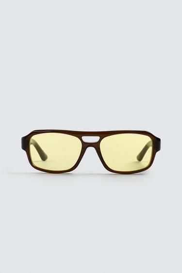 OVAL SUNGLASSES SAMUEL DE SABOIA X ZARA - Yellow by Zara