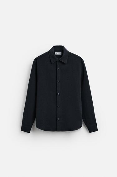 CAMISA ESTRUCTURA BOUCLÉ - Marino de Zara