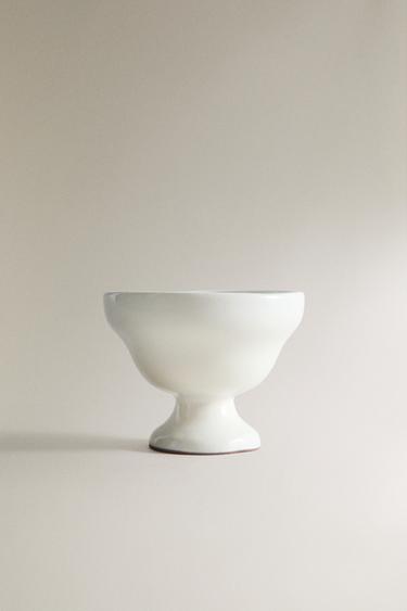 TERRACOTTA ICE-CREAM CUP - Cream by Zara