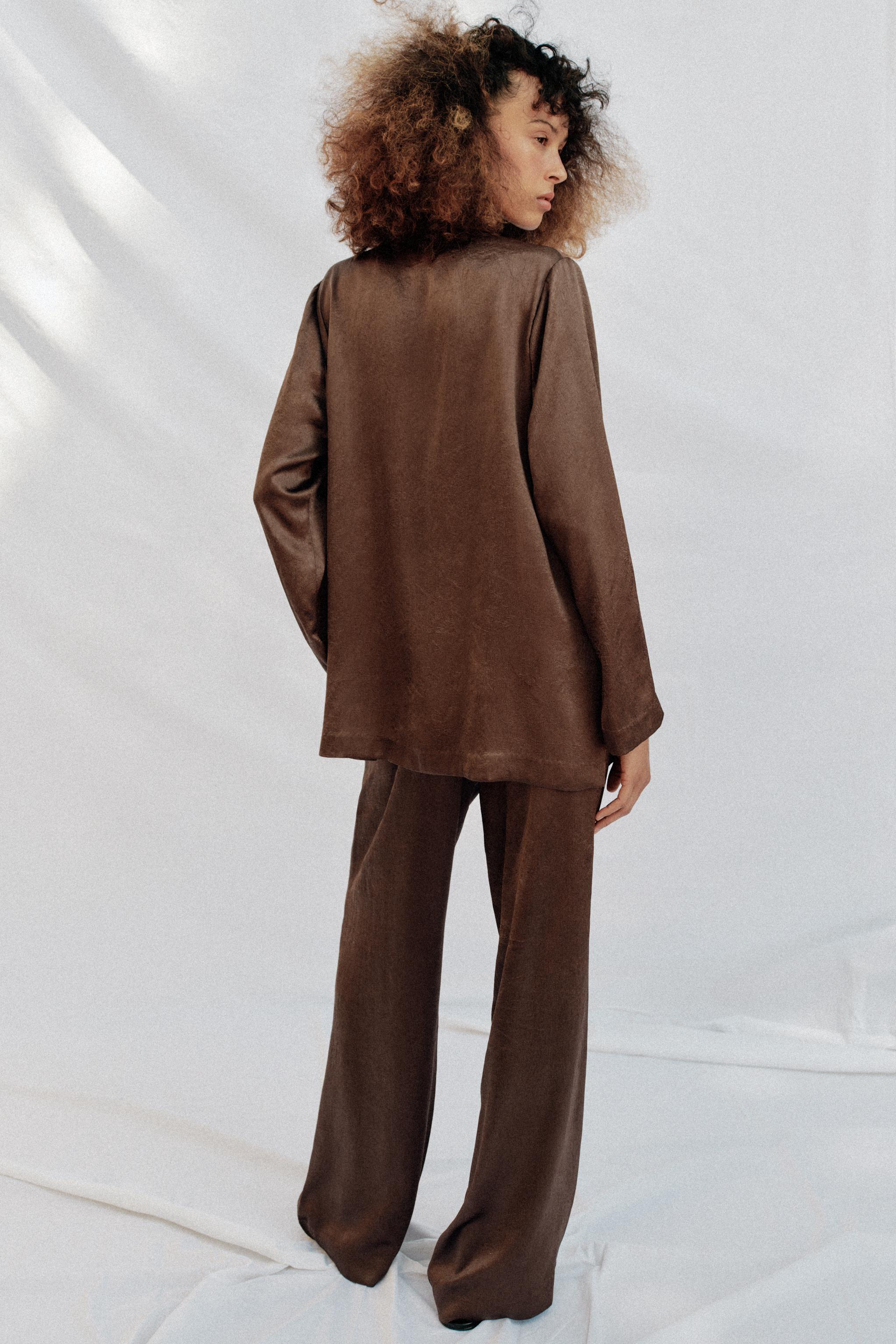 VESTE FLUIDE EFFET FROISSÉ