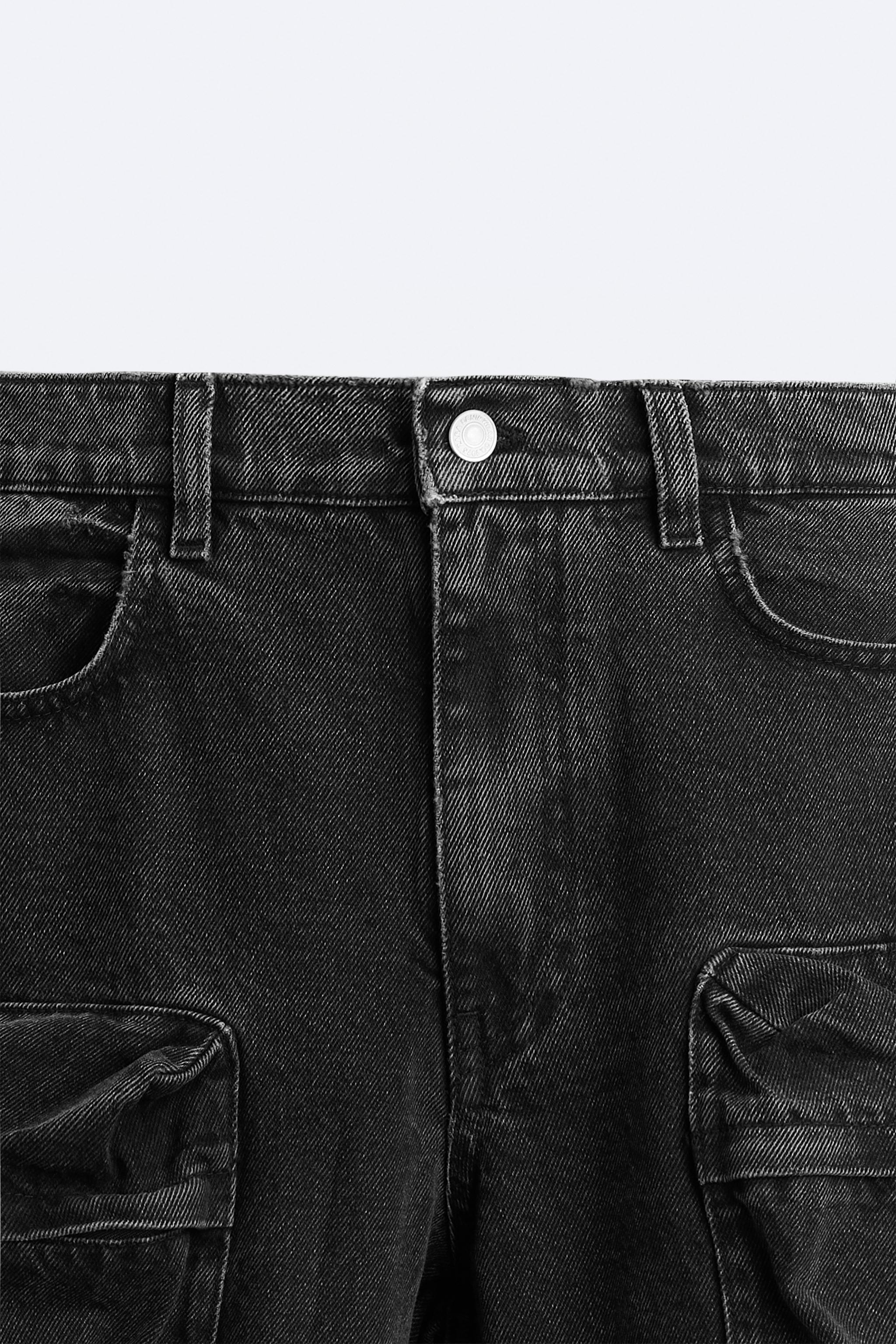 ポケット UTILITY デニムパンツ - ブラック | ZARA Japan / 日本