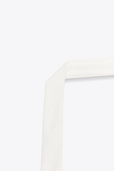 TOP HALTER LACETS - Blanc de Zara - Image 6
