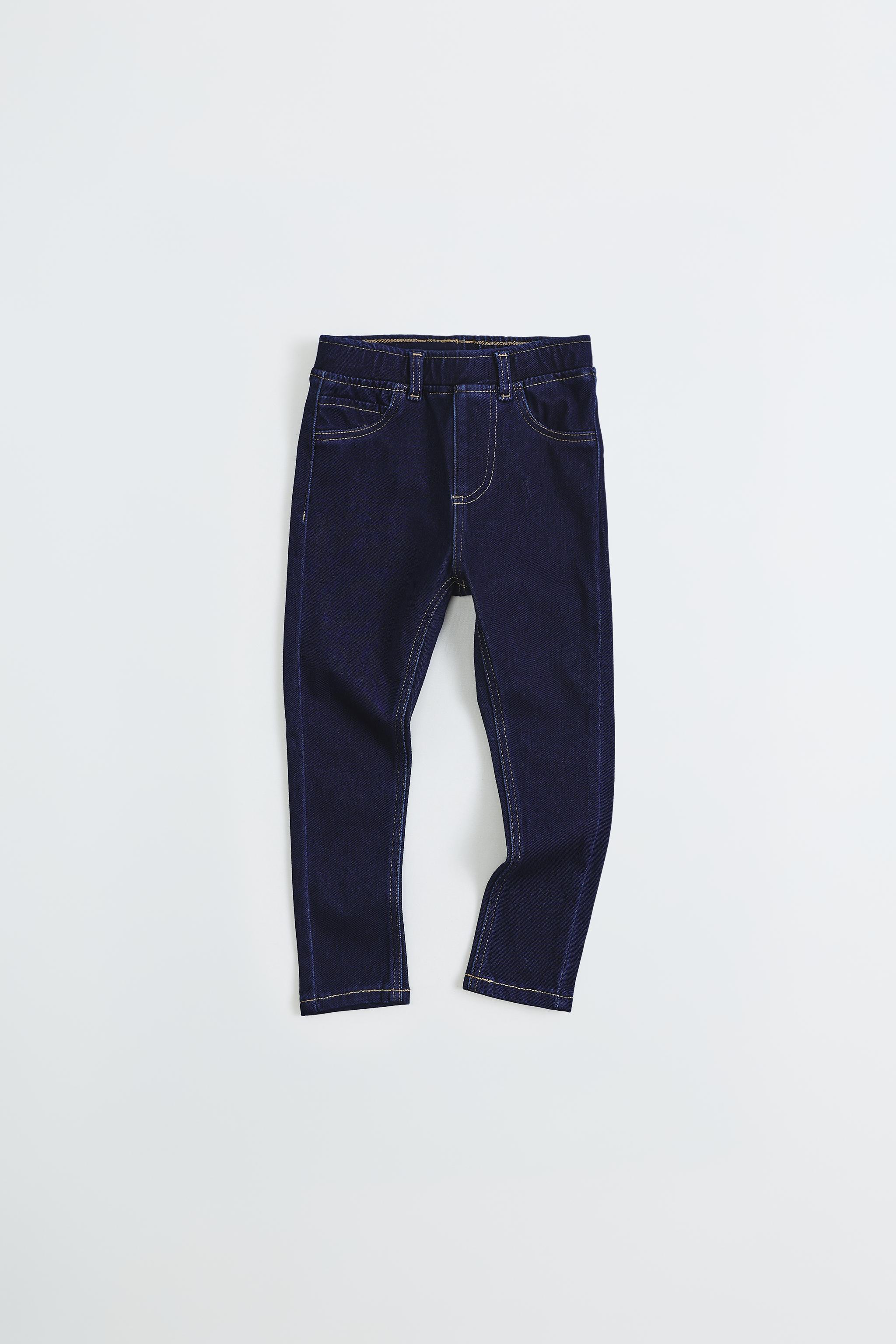 DENIM LEGGINGS — Blue
