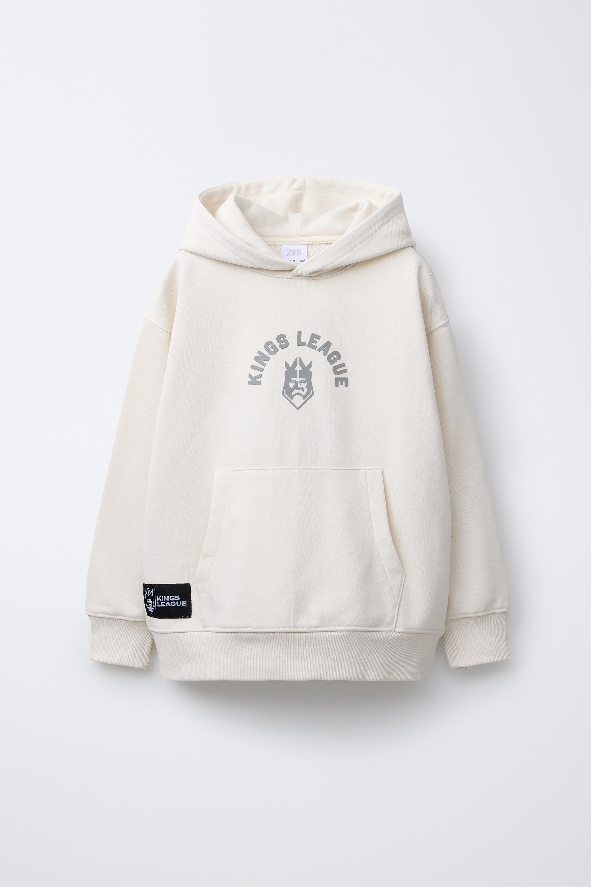 レビュー高評価の商品 KINGS LEAGUE United ZARA | beige Light - SWEATSHIRT HOODED © テープ・マスキングテープ