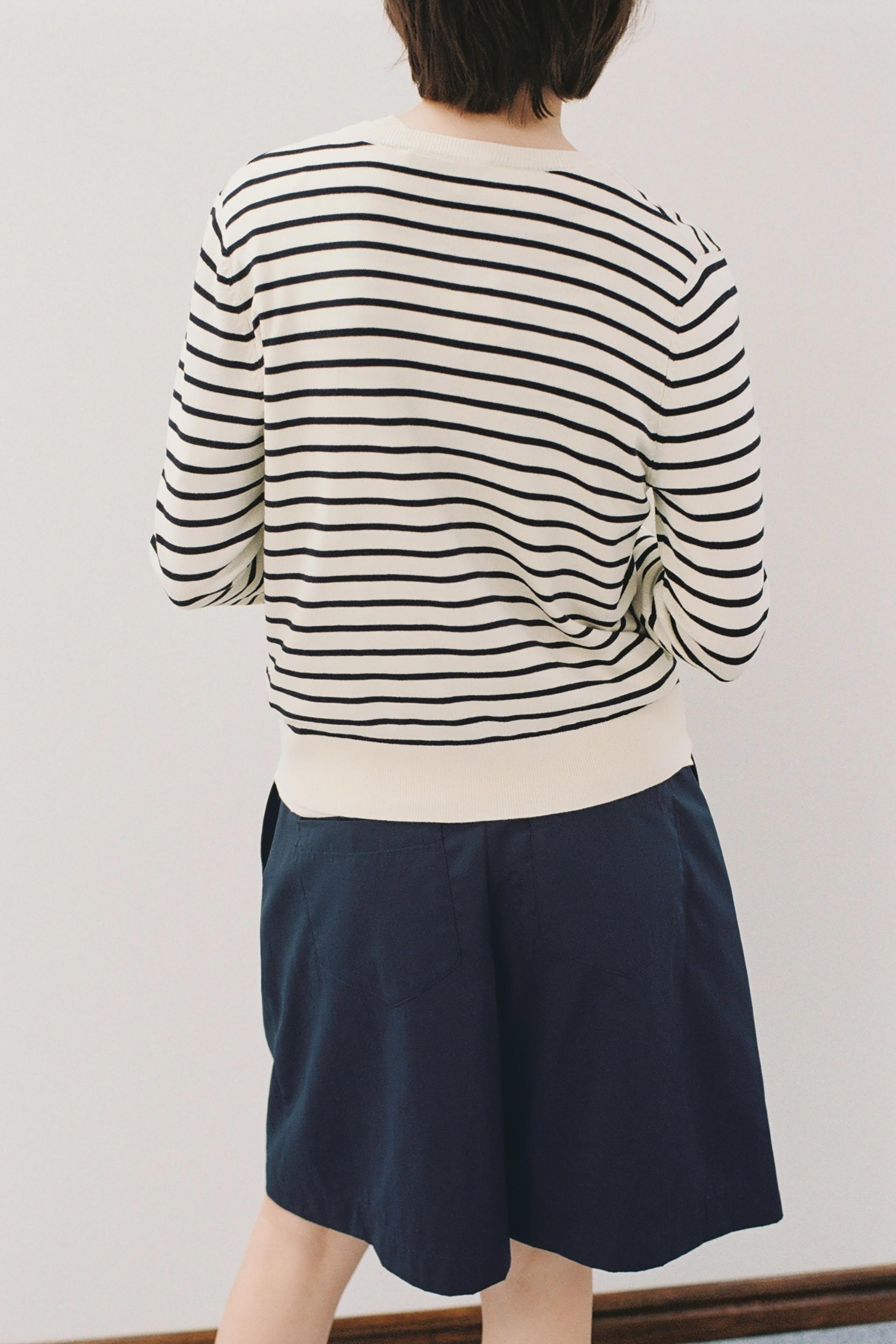 ☆ドイツ発*ZARA*新作*ロングバミューダショーツ/NAVY☆ ロング バミューダパンツ - ネイビーブルー | ZARA Japan / 日本