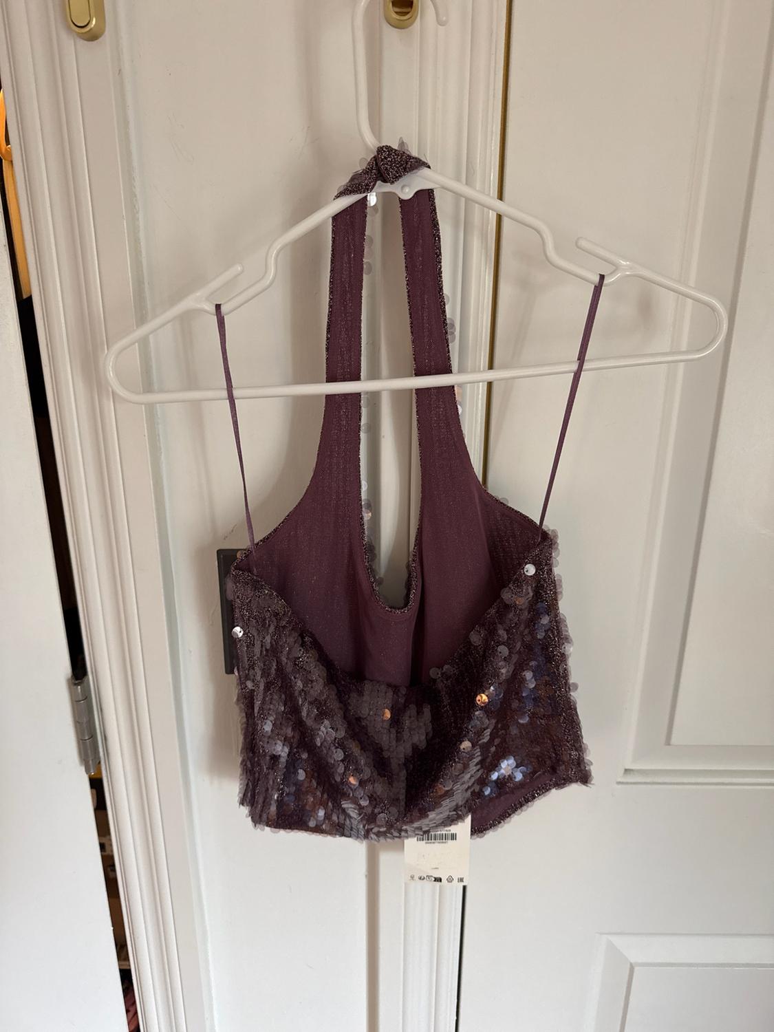 TOP HALTER LENTEJUELAS - Image 2