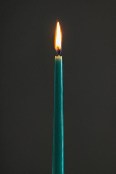 CONJUNTO DE VELAS DECORATIVAS CÔNICAS (CONJUNTO DE 2) - Azul da Zara