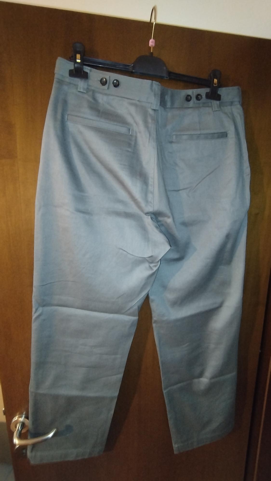 TROUSERS WITH BELT LOOPS AT THE WAIST - Image 4