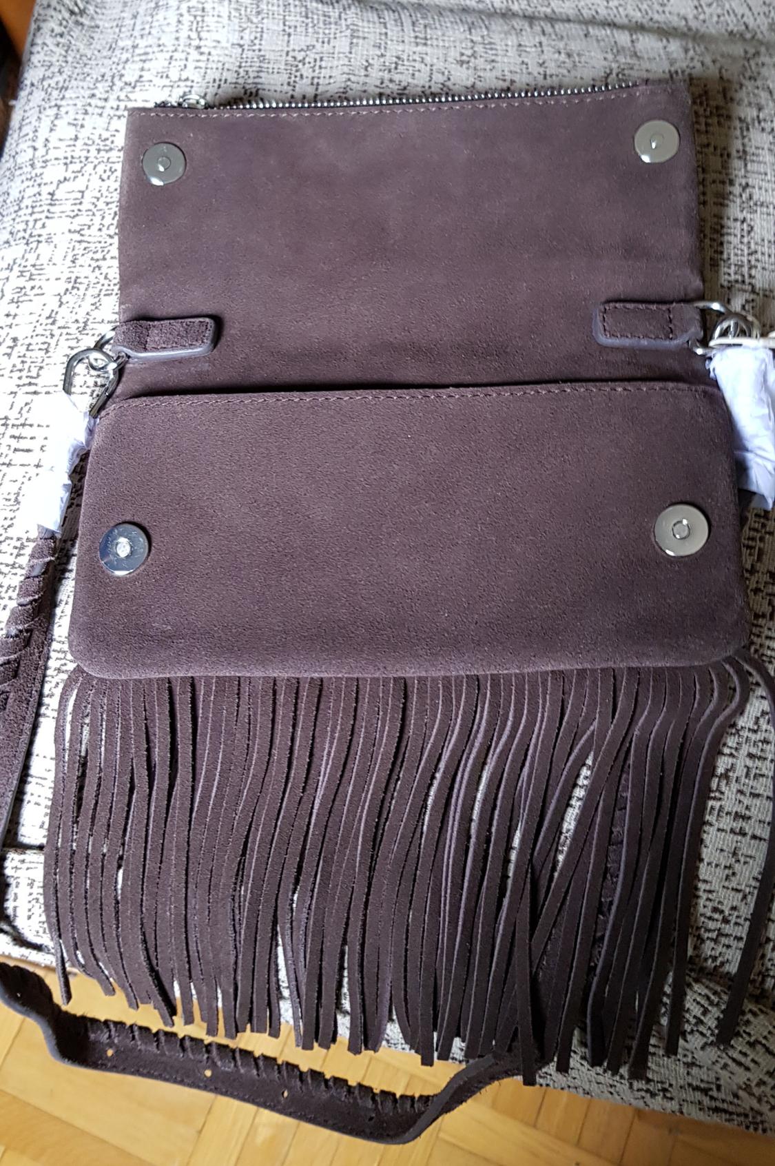 Z3D LEATHER BAG WITH FRINGING - Image 5