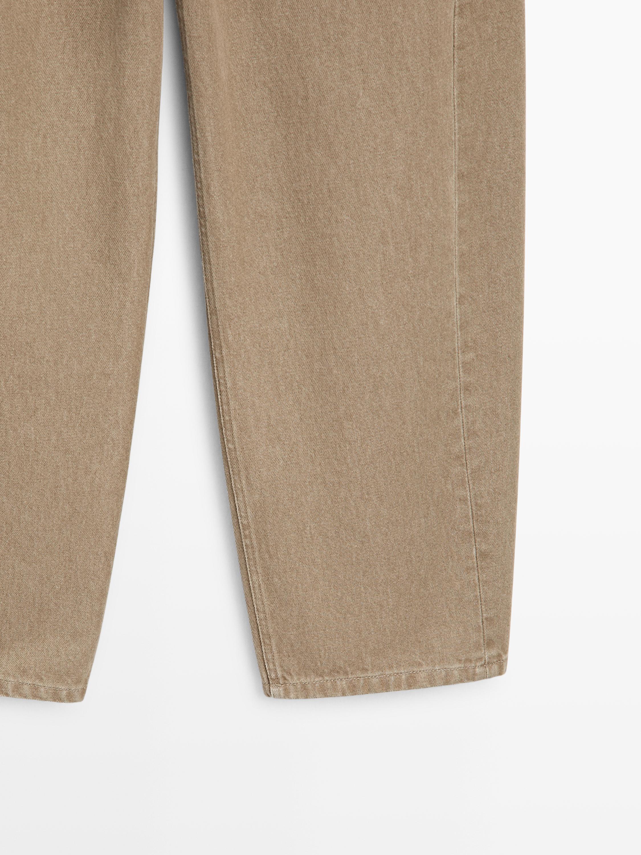 Mid-waist balloon fit jeans